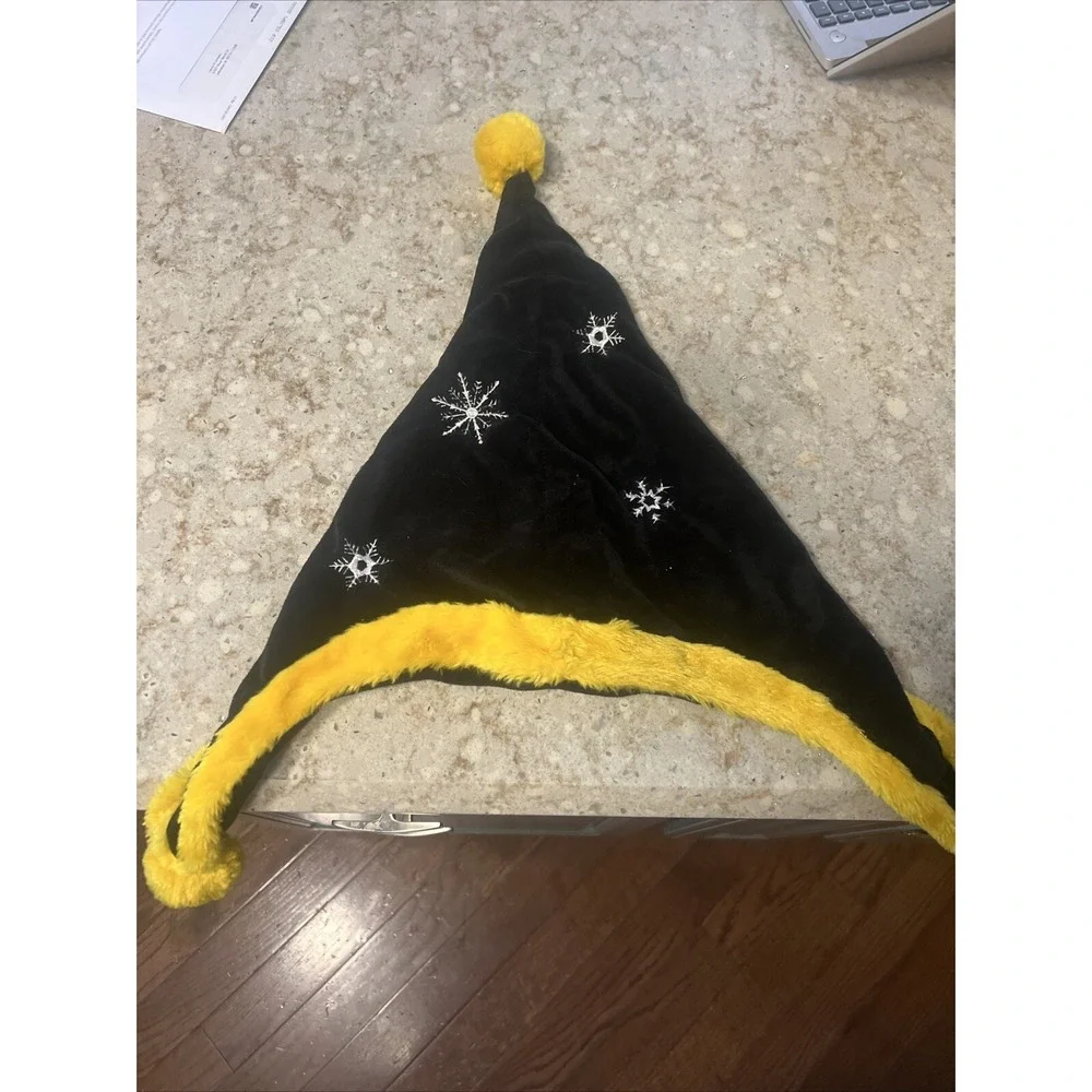 Iowa Hawkeyes Christmas Holiday Santa Hat Embroidered Logo